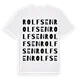 Rolfsen ordlek t-shirt