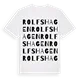 Rolfshagen ordlek t-shirt