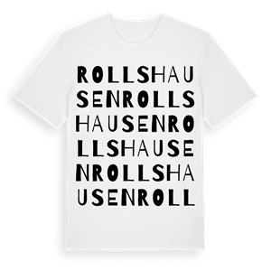 Rollshausen ordlek t-shirt – ekologisk bomull t-shirt från Pinshirt