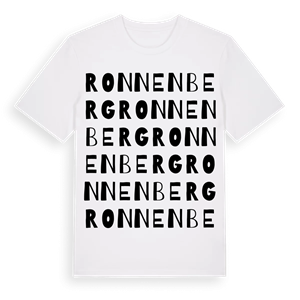 Ronnenberg ordlek t-shirt – ekologisk bomull t-shirt från Pinshirt