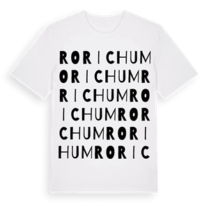 Rorichum ordlek t-shirt – ekologisk bomull t-shirt från Pinshirt