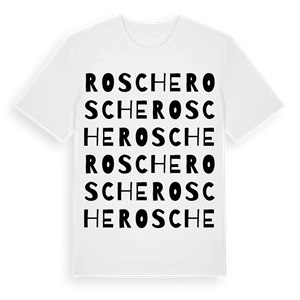 Rosche ordlek t-shirt – ekologisk bomull t-shirt från Pinshirt