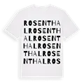 Rosenthal ordlek t-shirt