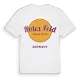 Rotes Feld cirkel t-shirt