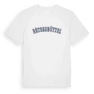 Rötgesbüttel college t-shirt – ekologisk bomull t-shirt från Pinshirt