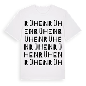 Rühen ordlek t-shirt – ekologisk bomull t-shirt från Pinshirt
