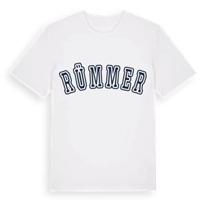 Rümmer college t-shirt – ekologisk bomull t-shirt från Pinshirt