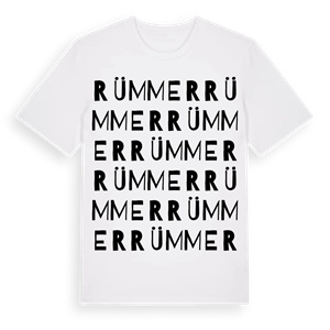 Rümmer ordlek t-shirt – ekologisk bomull t-shirt från Pinshirt