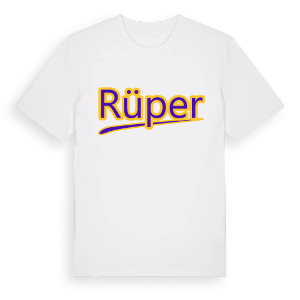 Rüper baseball t-shirt – ekologisk bomull t-shirt från Pinshirt