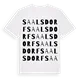Saalsdorf ordlek t-shirt