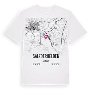 Salzderhelden karta t-shirt – ekologisk bomull t-shirt från Pinshirt
