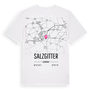 Salzgitter karta t-shirt – ekologisk bomull t-shirt från Pinshirt