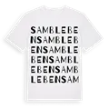 Sambleben ordlek t-shirt