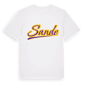 Sande baseball t-shirt – ekologisk bomull t-shirt från Pinshirt