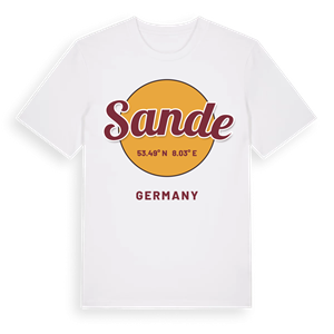 Sande cirkel t-shirt – ekologisk bomull t-shirt från Pinshirt