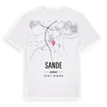 Sande karta t-shirt