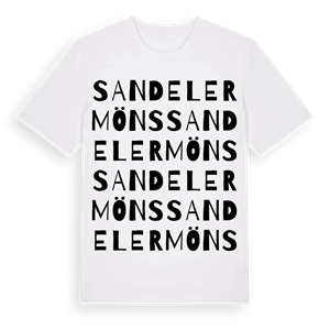 Sandeler Möns ordlek t-shirt – ekologisk bomull t-shirt från Pinshirt