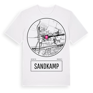 Sandkamp t-shirt – ekologisk bomull t-shirt från Pinshirt