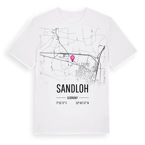 Sandloh karta t-shirt – ekologisk bomull t-shirt från Pinshirt