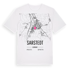 Sarstedt karta t-shirt – ekologisk bomull t-shirt från Pinshirt