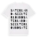 Saterland - Seelterlound ordlek t-shirt