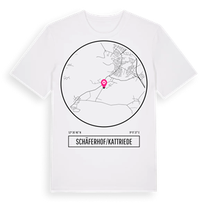 Schäferhof/Kattriede t-shirt – ekologisk bomull t-shirt från Pinshirt