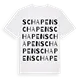 Schapen ordlek t-shirt