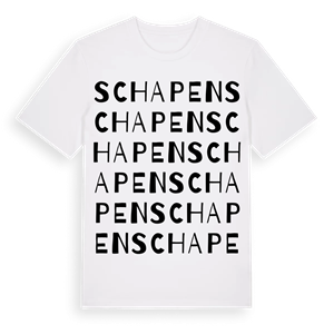 Schapen ordlek t-shirt – ekologisk bomull t-shirt från Pinshirt