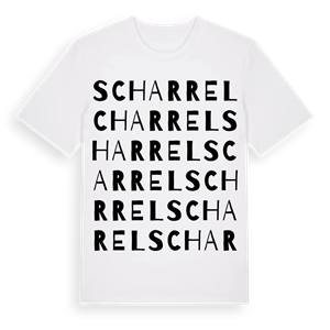Scharrel ordlek t-shirt – ekologisk bomull t-shirt från Pinshirt