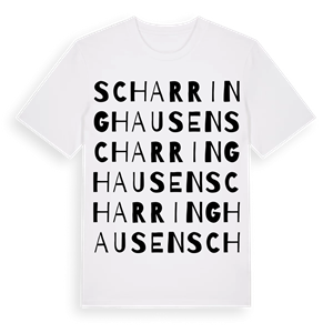 Scharringhausen ordlek t-shirt – ekologisk bomull t-shirt från Pinshirt