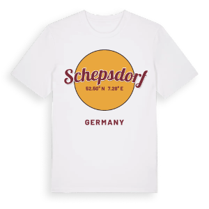 Schepsdorf cirkel t-shirt – ekologisk bomull t-shirt från Pinshirt