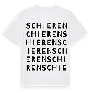 Schieren ordlek t-shirt – ekologisk bomull t-shirt från Pinshirt