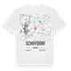 Schiffdorf karta t-shirt
