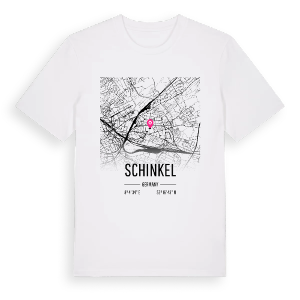 Schinkel karta t-shirt – ekologisk bomull t-shirt från Pinshirt