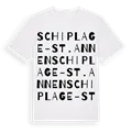 Schiplage-St. Annen ordlek t-shirt