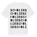 Scholen ordlek t-shirt