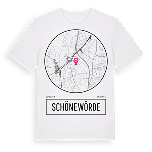 Schönewörde t-shirt – ekologisk bomull t-shirt från Pinshirt