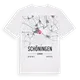 Schöningen karta t-shirt