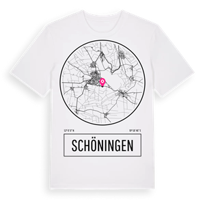 Schöningen t-shirt – ekologisk bomull t-shirt från Pinshirt