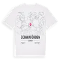 Schwaförden karta t-shirt