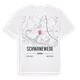 Schwanewede karta t-shirt