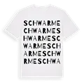 Schwarme ordlek t-shirt