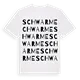 Schwarme ordlek t-shirt