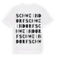 Schweindorf ordlek t-shirt