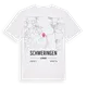 Schweringen karta t-shirt