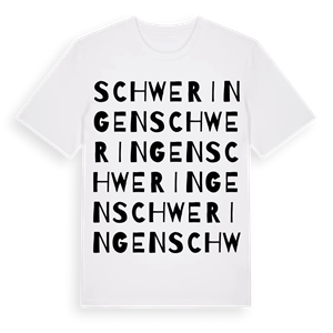 Schweringen ordlek t-shirt – ekologisk bomull t-shirt från Pinshirt