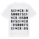 Schwerinsdorf ordlek t-shirt