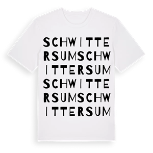 Schwittersum ordlek t-shirt – ekologisk bomull t-shirt från Pinshirt