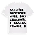 Schwüblingsen ordlek t-shirt