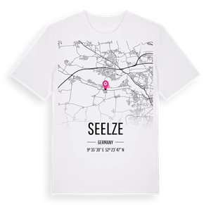 Seelze karta t-shirt – ekologisk bomull t-shirt från Pinshirt